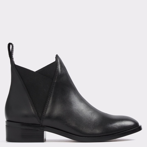 Aldo Shoes - ALDO SCOTCH BLACK CHELSEA ANKLE BOOTS
